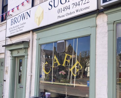 Brown sugar cafe shop front
