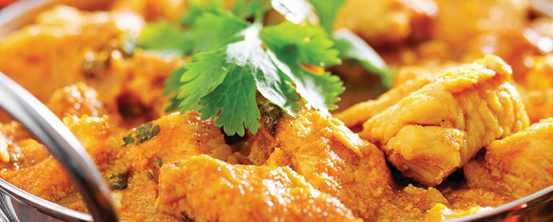 Close up of tandoori dish