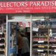 Collectors Paradise Window with many collectible and vintage items including Matchbox cars and My Little Pony