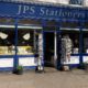 Shop frontage of JPS stationers