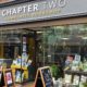 Shop front of Chapter Two bookshop