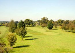 View of second fairway, golf club