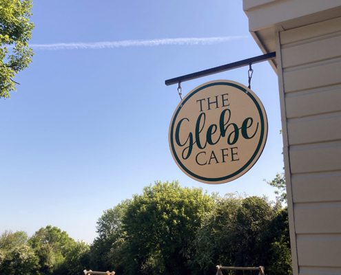 Glebe cafe sign