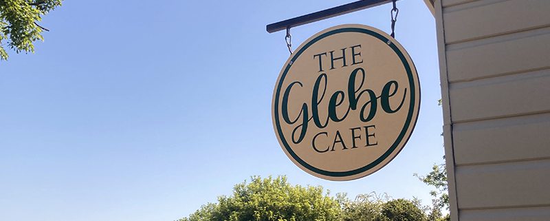 Glebe cafe sign