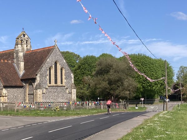 Cyclist in Ashley Green