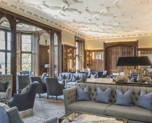 The library at Latimer House