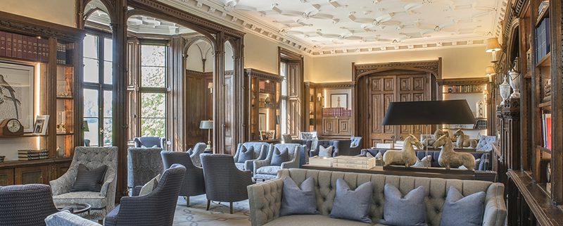 The library at Latimer House