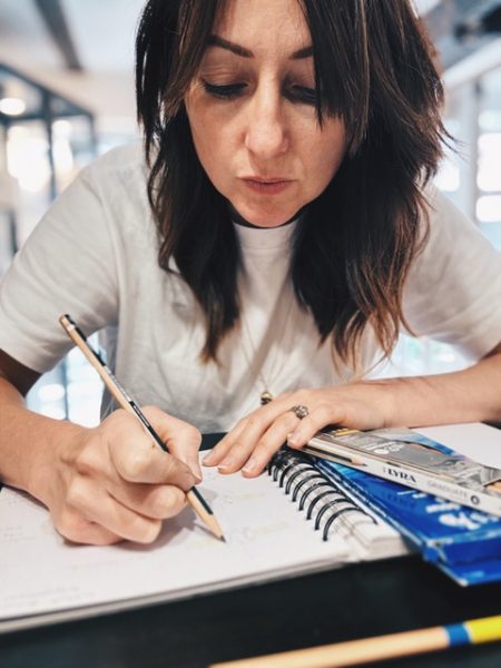 vasessen-walker-jewellery-chesham-2 Louse at work – a close up of her drawing in sketchbook