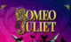 Roeo and Juliet in decorative text on a starry background